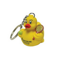 Mini Tennis Rubber Duck Key Chain